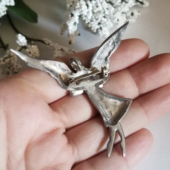 Gorgeous VTG Angel Brooch - Picture 3 of 7